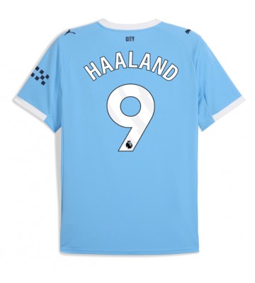 Manchester City Erling Haaland #9 Hjemmebanetrøje 2025-26 Kortærmet